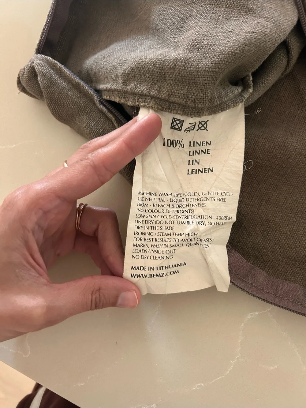 Bemz pillow covers 100% linen
